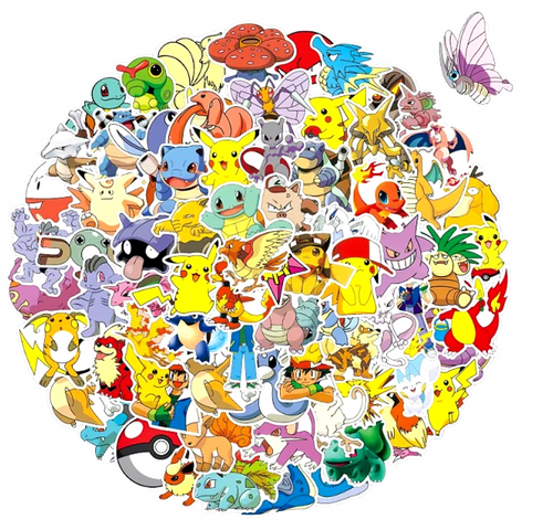 50x Pokemon Stickers